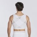 Men Body Shaper Slimming Chest Tops Gynecomastia Underwear Straight Back Vest. 
