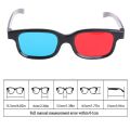 Universal Red and Blue Lens Anaglyph 3D Vision Glasses for Movie Game DVD Video TV Cinema Kid 3 D Glass Realidad Virtual Glasses. 