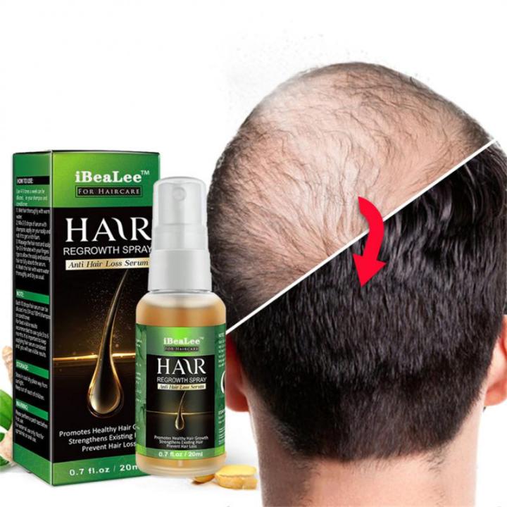 Hair Growth Products Ginger Fast Regrowth Serum Beard Growth Oil Hair Loss Care Beauty Scalp For Men Women