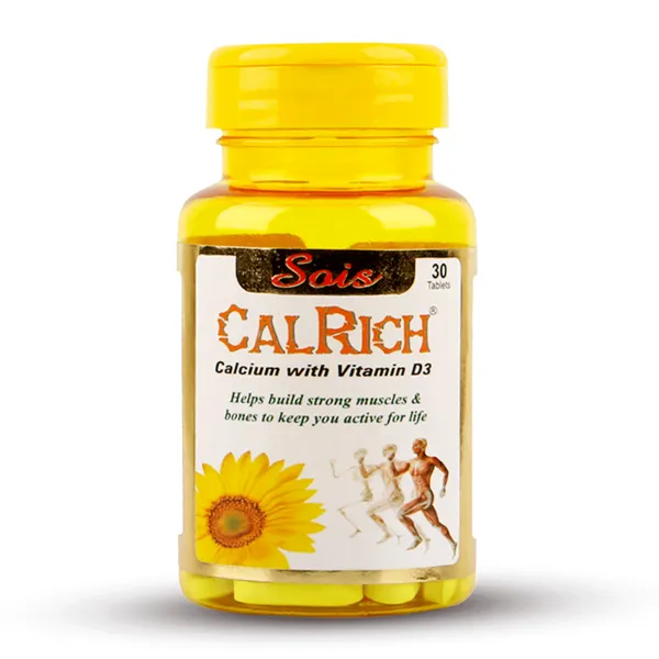 Calrich Tablet – Calcium with Vitamin D3 - Sois Life Sciences | Daraz.pk