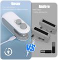 Mini Seal Machine, 2 in 1 USB Rechargeable Magnetic Heat Sealing & Cutting, Portable Handheld Vacuum Sealer for Food, Snacks, Chips, Fresh Storage, Plastic Bags Sealing Machine. (Multicolor). 
