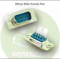 Pack of RS232 Serial Port Connectors Pair DB9 Female Male with Socket Shell Plastic Plug Connector  |   Circuit Town. 