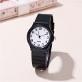 Simple Plastic Band Quartz Watch For Men. 
