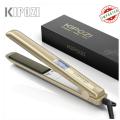 Kipozi  1 inch Professional  Titanium Flat Iron Curling Iron Dual Voltage Hair Straightener Anti Frizz Digital Display (KIPIZO-137 Gold). 