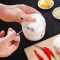 Mini Garlic Slicer Household Mincing Machine Minced Hand Pull Grinder Grill Vegetable Meat Kitchen Multi Chopper Shredder Gadget - Durable - Kitchen Gadgets. 