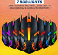 M2  Gaming Mouse RGB – 7 Color Lighting | Perfect for PC Gamers. 