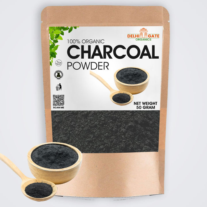 100 % Natural & Pure Activated  Charcol Fine Powder / Charcool / Cahrcol - 50 Gram