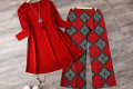 2Pc Stitched ladies dress - Trendy, Comfortable, linen dress Easy to Wear casual dress , dress for ladies. 