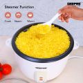 Original Geepas Electric Rice Cooker, White, 900Watts GRC4327N ( 2 Years Warranty ). 