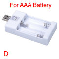 3 Slots AAA/AA Battery Charger USB Fast Charging Adapter Rechargeable Plug Case Kengding. 