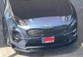 Front Bumper Splitter For KIA Sportage (Black). 