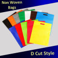 Pack of 100  Non Woven D Cut Style Shopping’s Bags in | 16x20 Size | 60 Gram Thickness. Premium Quality.. 