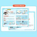 Kids DIY Wooden Electric Electromagnet Crane Science Experiment Model Building Kits Creative Early Learning Education Toys Gift. 
