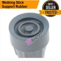 Pack of 2 Durable Replacement Walking Stick Rubber/Cane Tips, Extra Stability, Non-Slip Grip. 