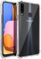 Samsung Galaxy A20S Case Clear Transparent Reinforced Corners TPU Shock-Absorption Flexible Cell Phone Cover for Samsung A20S(Clear). 