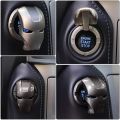 Iron Man Push Start Button Cover，Car Ignition Button Cover，Car Start and Stop Button Decoration Ring，Anti Scratch Car Button Decoration Ring（Silver）. 