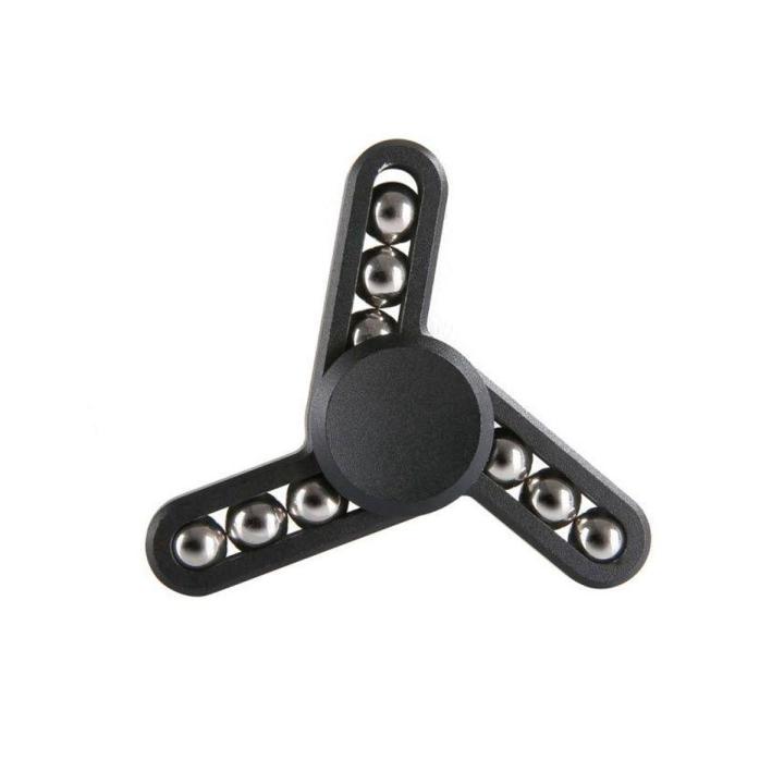 Metallic Fidget Spinner - Black