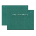 A2 size 18inch x 24inch Paper Cutting Mat Self Healing Printed Grid Design NonSlip Framing Surface Size A2. 