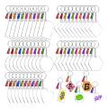 50 Sets Blank Keychains for Vinyl, Acrylic Keychain Blanks. 