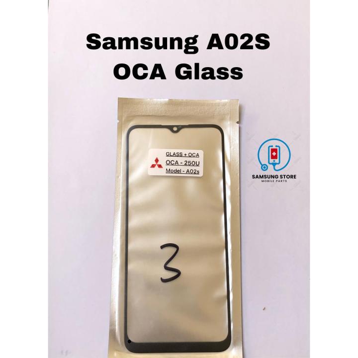 Samsung A02 / Samsung A02S / Samsung A10s / Samsung A11 / Samsung A750 / Samsung A22 OCA Glass 2 in 1 LCD Front Outer Screen Glass With OCA