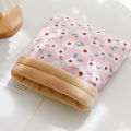 Hamster Sleep Pouch Keep Warm Thick Printing Pattern Small Pets Sleeping Pouch Bed Pet Supplies. 