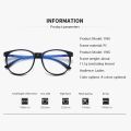 Anti Blue Light Glasses Women Computer Men Eyeglass Vintage Optical Plain Frame Spectacles Transparent Blocking Glasses. 