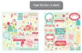Design #PP002, 10x10inch 24sheets printed patterns scrapbook paper origami paper DIY gift Card Making Handmade Home deco Pattern paper Flower Paper Pack. 