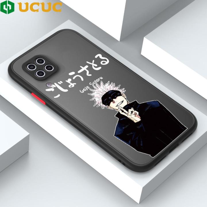 UCUC for Huawei Nova 7I Back Cover Handsome Gojo Satoru Frosted Transparent Hard Phone Case Thin Shockproof Full Cover Camera Protect Case