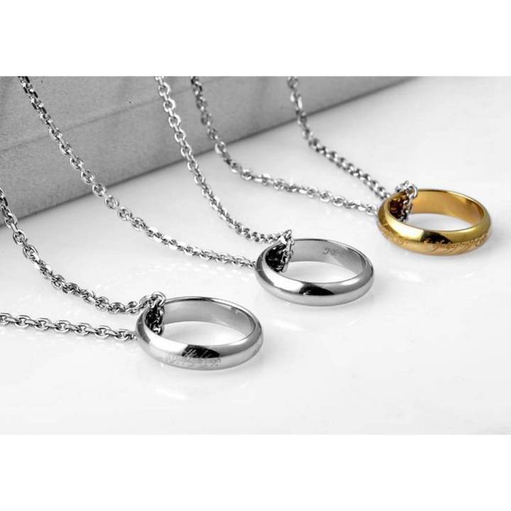 Ring Necklace Men's jewelry