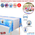 Cartoon Characters Table Cover For Birthday Party Waterproof, Stain Resistant Disposable Table Runner, Wrinkle Free Plastic Sheet For Boys & Girls Birthday Theme Party, Size 54"x72", Cars, Unicorn, Frozen, Boss Baby, Miceky Mouse & more. 