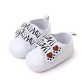 Yfashion Cartoon Footprint Baby Shoes for Boys Girls Casual Breathable Non-slip Soft Sole Toddler Shoes color. 