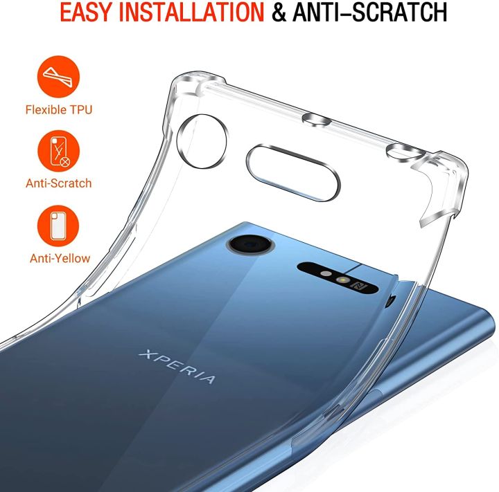For%20Sony%20Xperia%20XZ1%20Back%20Cover%20Shockproof%20Transparent%20Soft%20TPU%20Silicone%20Protector%20Phone%20Case%20with%20Shock%20Absorption%20Bumper%20Corners%20-%20Image%206