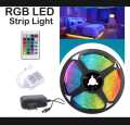 RGB Led Lights for Bedroom, Led Strip Lights RGB LED Strip Color changing Flexible Rope Lights with Remote Control Best Quality RGB Led Strip Light for Home Decoration with Adapter. 