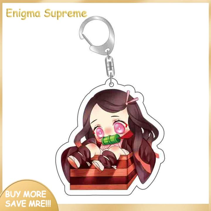 Enigma- Keychain Two-sided Demon Slayer Anime Keychain