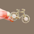 Fashion Personality Bicycle Shape Brooch Men and Women Leisure Cycling Sports Gift Jewelry Accessories. 