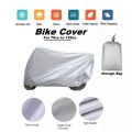 Universal Double Coated Waterproof Bike Cover, Scratch & Dust Proof Bike Parking Cover, Top Cover for Honda 70cc to 125cc. 