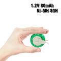 Nimh Rechargeable Battery 1.2v 40mAh Or 80mAh NI-MH Rechargeable Battery Button 1.2 volts Cell Coin Cell Battery Timer Switch Battery Timer socket Battery Dinrail Timer switch Battery Earphones Camera nimh rechargeable battery 1.2 v 1.2 volts. 