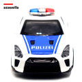 Diecast Car 1/38 Nissan GTR Metal Super Car Cop Edition Collectible Pull Back Vehicle for Hobby Collection by SZASELLS. 
