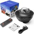New Star Light Projector, Galaxy Light Projector With Ocean Wave, Music Bluetooth Speaker, Remote Control, Adjustable Brightness, Ideal Gift For Friends, Living Room, Decor, Bedroom, Christmas, Birthday Party Decoration. 