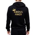 Customized Black Name Hoodie (PERFECT GIFT TO SEND YOUR FATHER , HUSBAND ,WIFE,FIANCE OR ANY ONE).. 