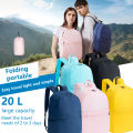 Green forest Sport Backpack Portable 20L Ultralight Travel Foldable Daypack. 