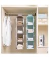 5 Shelf Closet Organizer Hanging Storage Bag Wardrobe Section Clothes Organizer Foldable Clothing Storage Rack Shelves Shoe Clothes Garment. 