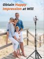 Np-688 82Inch Multi-function mobile phone live broadcast floor stand with Bracket Tripod. 