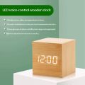 Wooden LED  Digital Alarm Clock. 