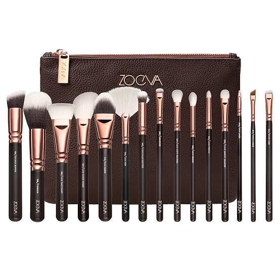 Zoeva Makeup Brush Set - Pack of 15 Brushes - For Girls