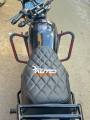 Bike Suzuki Gs150 Foam Padded Leather 7D Cross Stitched Seat Cover for long tour comfort & 12mm foam. 
