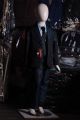 Slim Fit 3 Piece Suit for kids blue Pant Coat for kids Formal Western Wear for kids | ICON Collection. 