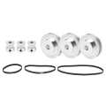 20 Teeth / 60 Synchronous Wheel 8mm Bore + 2GT‑200/280/400/mm Timing Belt. 