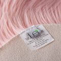 Faux Sheepskin Rug Pink Sheep Ultra Soft 2x3 Ft Rugs, Machine Washable Rug, Nursery Throw Rugs for Bedroom. 