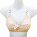 Transparent Net Bra for Women & Girls – Skin/Black, Sizes 32B-42B. 
